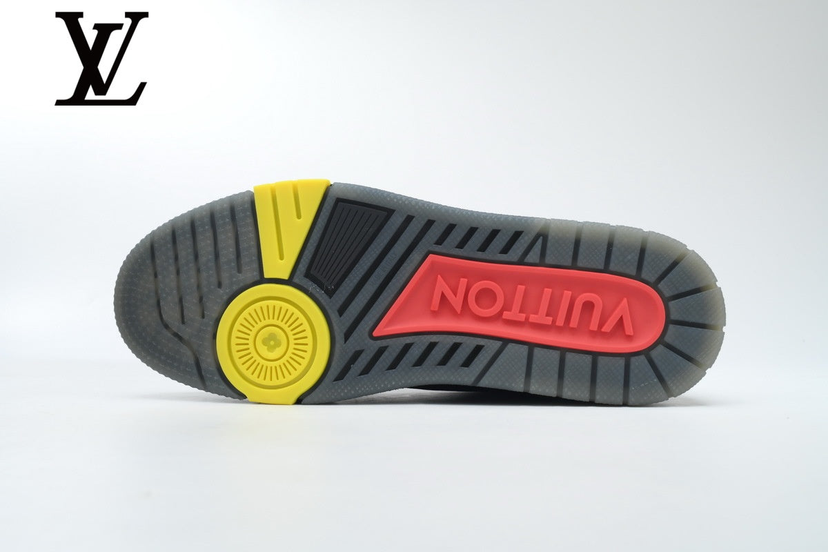 Louis Vuitton Trainer Black Multicolor Sneakers