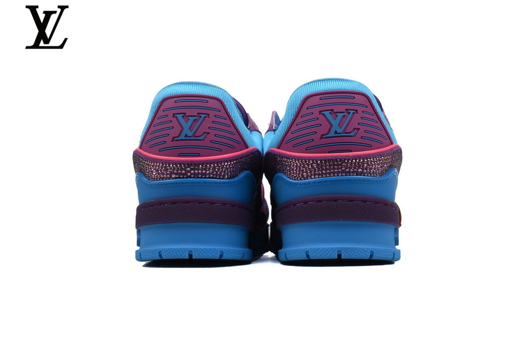 Louis Vuitton LV Trainer Sneaker – Multi Color Rhinestone