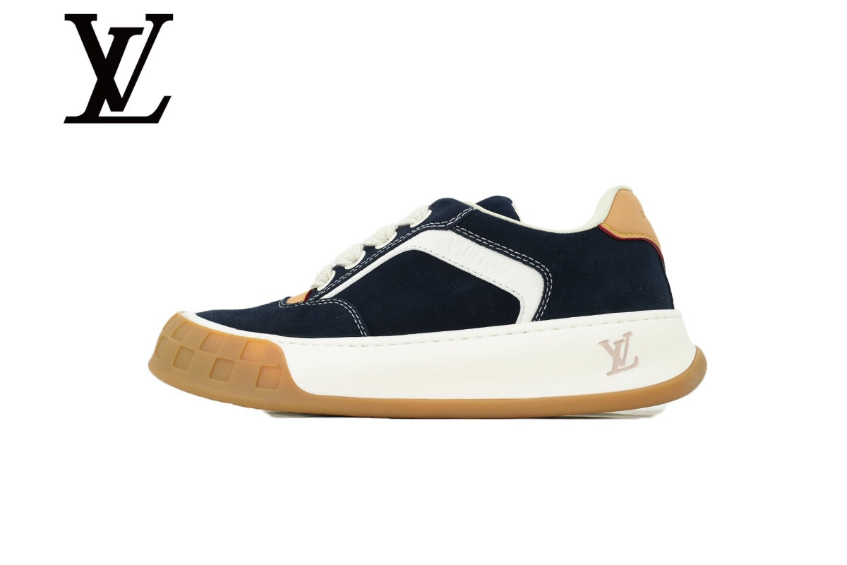 Navy Suede-Look Skate Sneakers | Sizes 38–46
