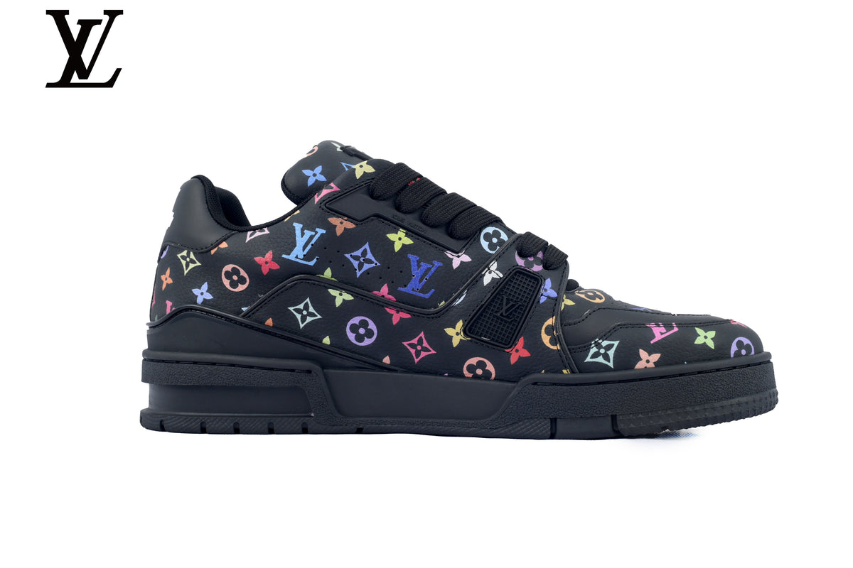 Louis Vuitton Trainer Sneaker – Black Multicolor Monogram