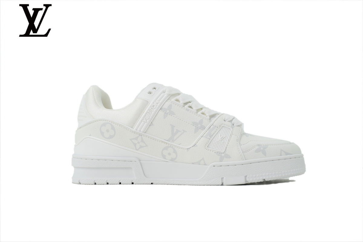 Louis Vuitton Trainer Sneaker – White Monogram