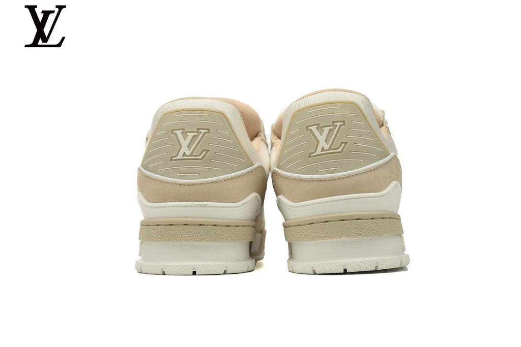 Louis Vuitton LV Trainer Sneaker – Beige & White