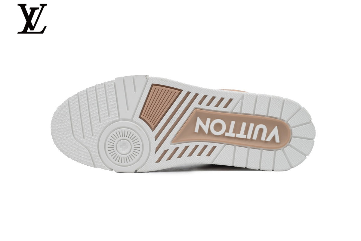 Louis Vuitton LV Trainer Sneaker – Pink & White