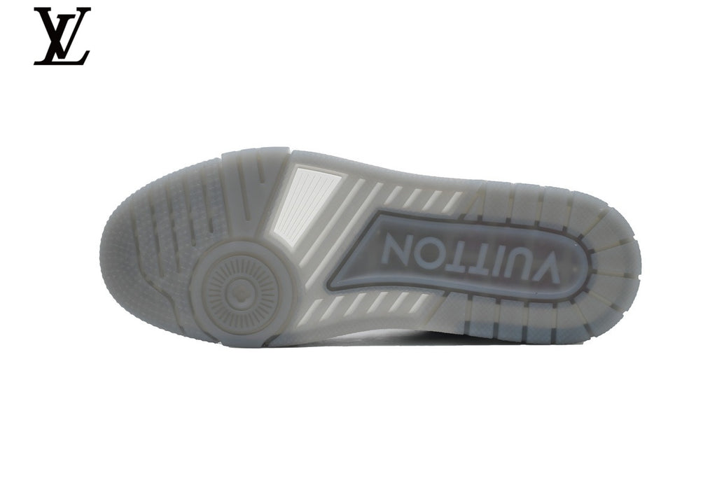 Louis Vuitton LV Trainer Sneaker – Grey & White