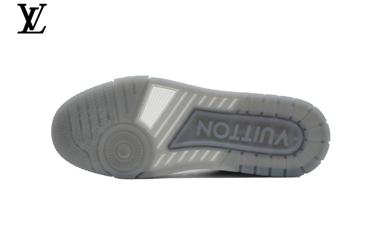 Louis Vuitton LV Trainer Sneaker – Grey & White