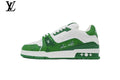 Louis Vuitton LV Trainer Sneaker – Green & White Monogram