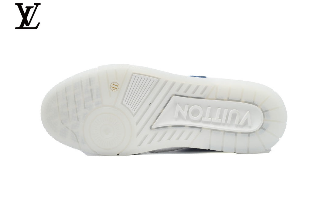 Louis Vuitton LV Trainer Sneaker – Blue Denim Monogram