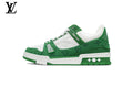 Louis Vuitton Trainer Sneaker – Green Monogram & White