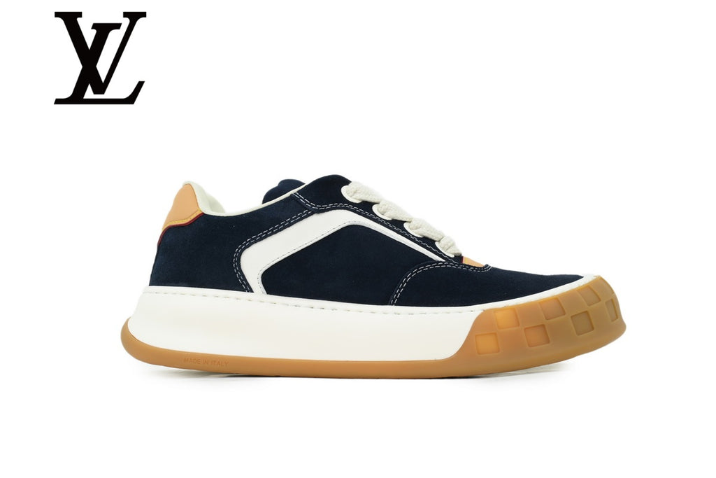 Navy Suede-Look Skate Sneakers | Sizes 38–46