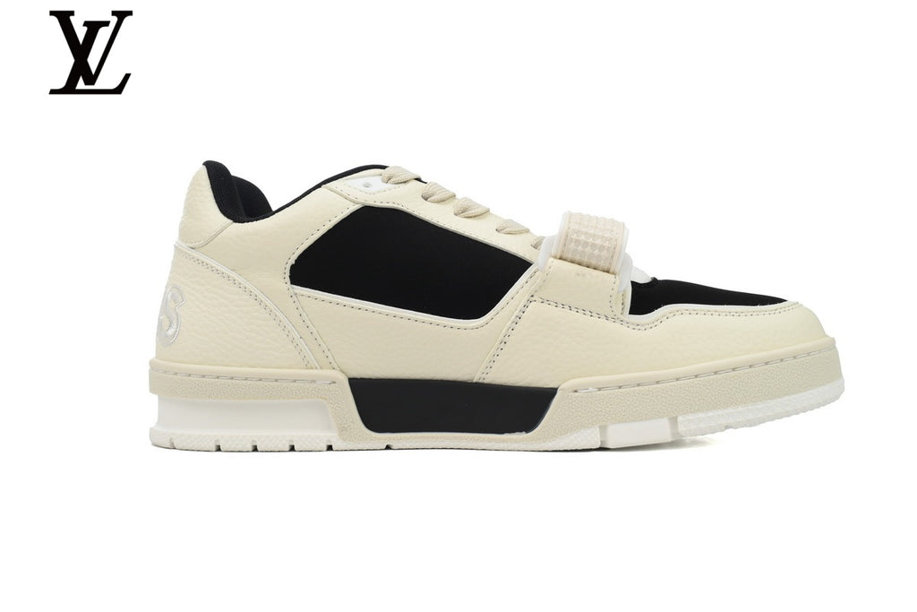 Louis Vuitton Trainer Sneaker – Cream & Black Floral