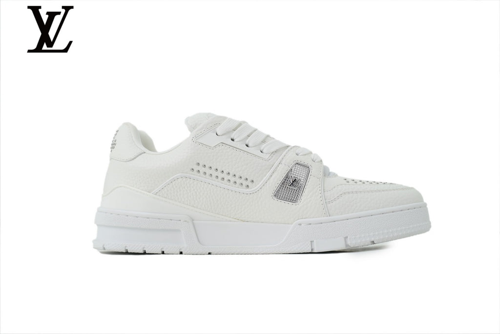 Louis Vuitton Trainer Leather Sneaker Khaki Brown