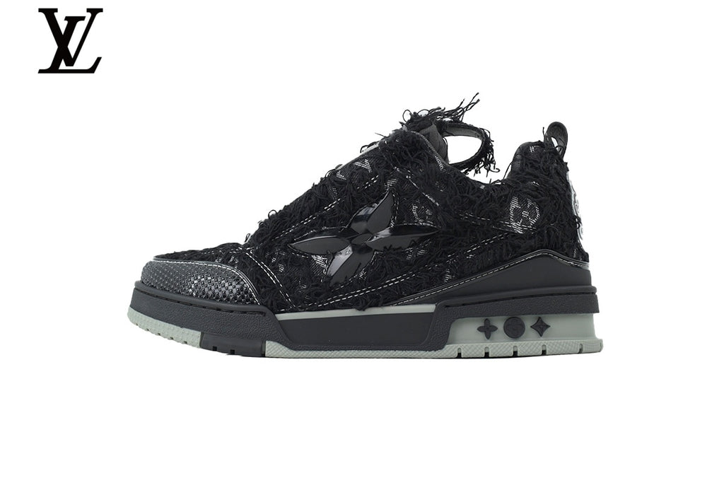 Louis Vuitton Skate Sneaker – Black Fringe