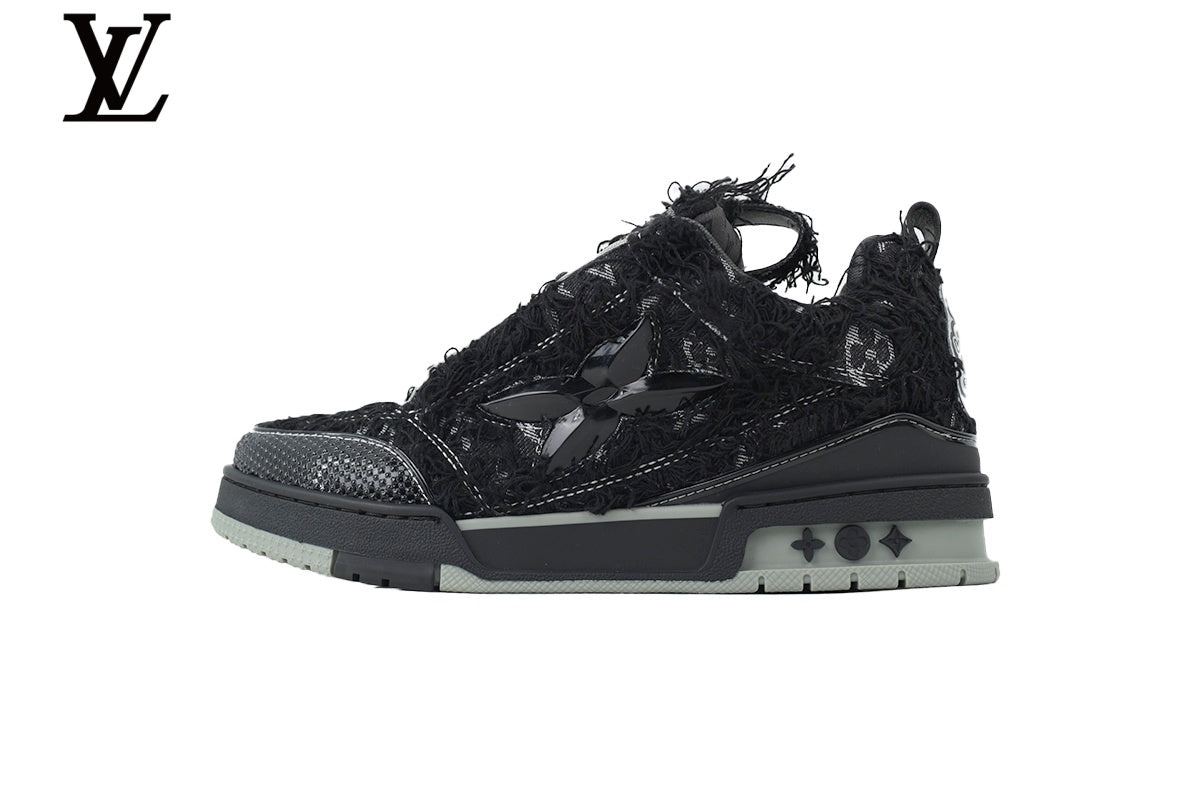 Louis Vuitton Skate Sneaker – Black Fringe