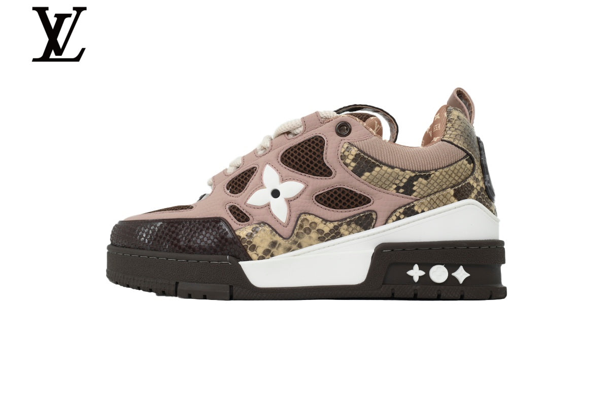 Louis Vuitton Skate Sneaker – Pink Snake Print