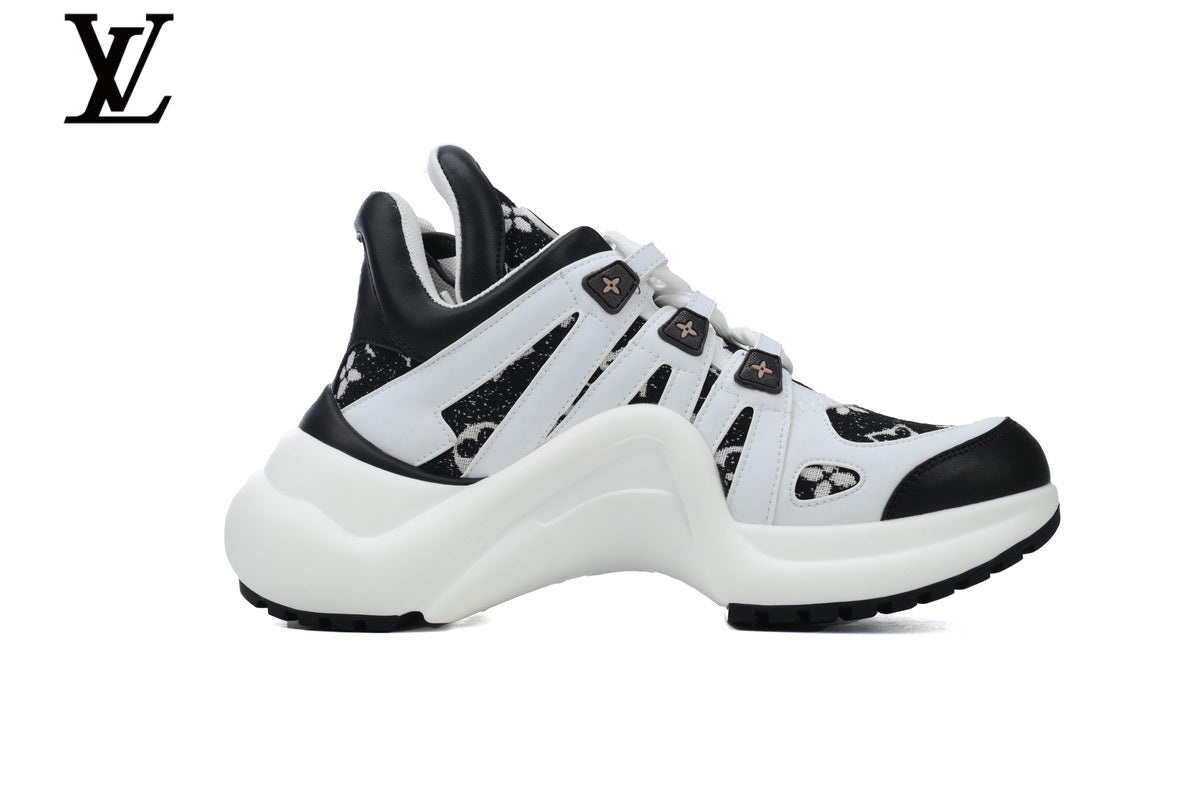 Louis Vuitton Archlight Sneaker – White & Black Monogram