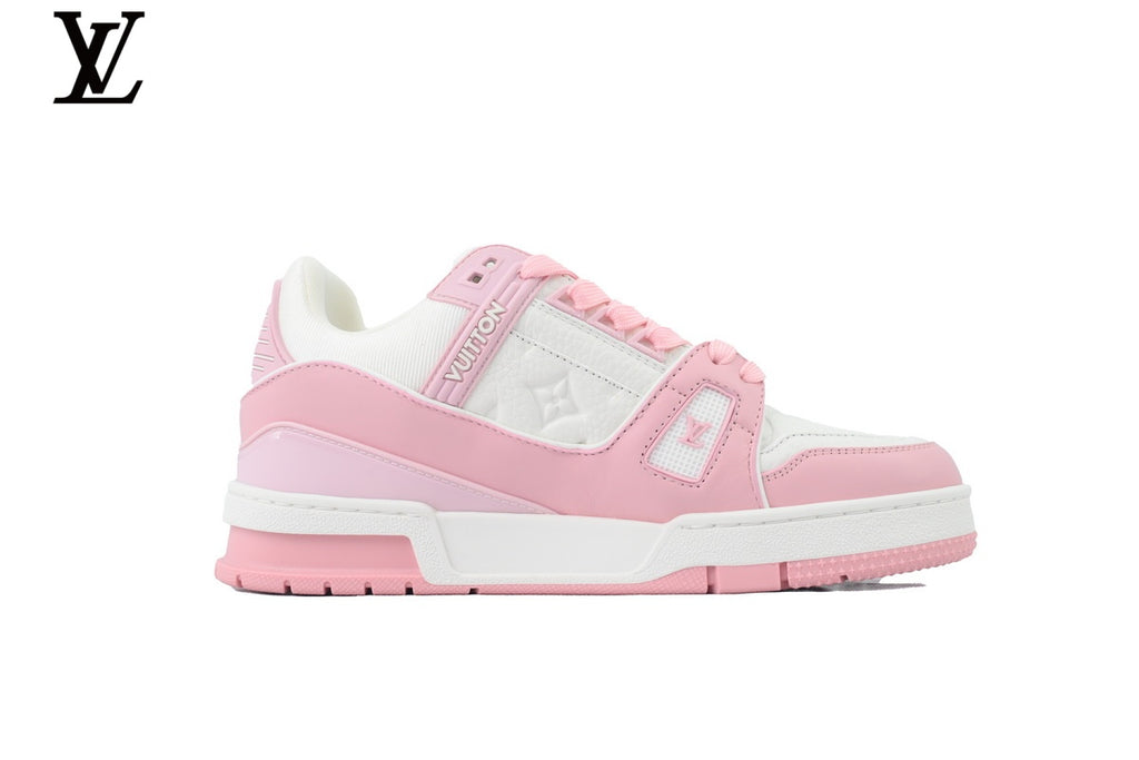 Louis Vuitton LV Trainer Sneaker – Pink & White