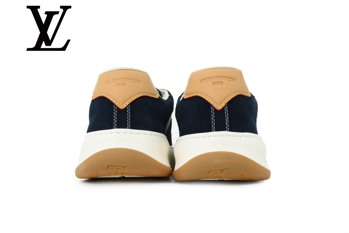 Navy Suede-Look Skate Sneakers | Sizes 38–46