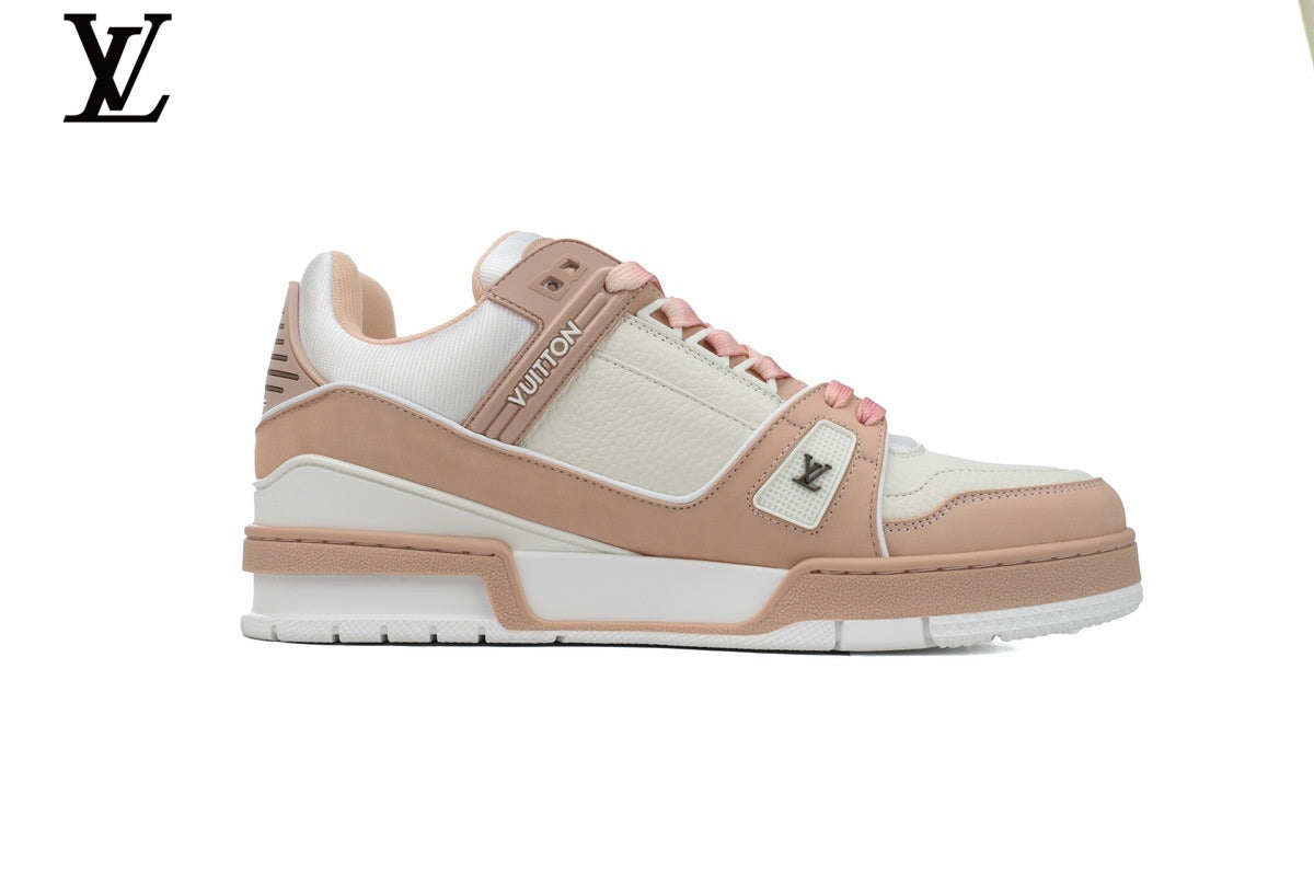Louis Vuitton LV Trainer Sneaker – Pink & White