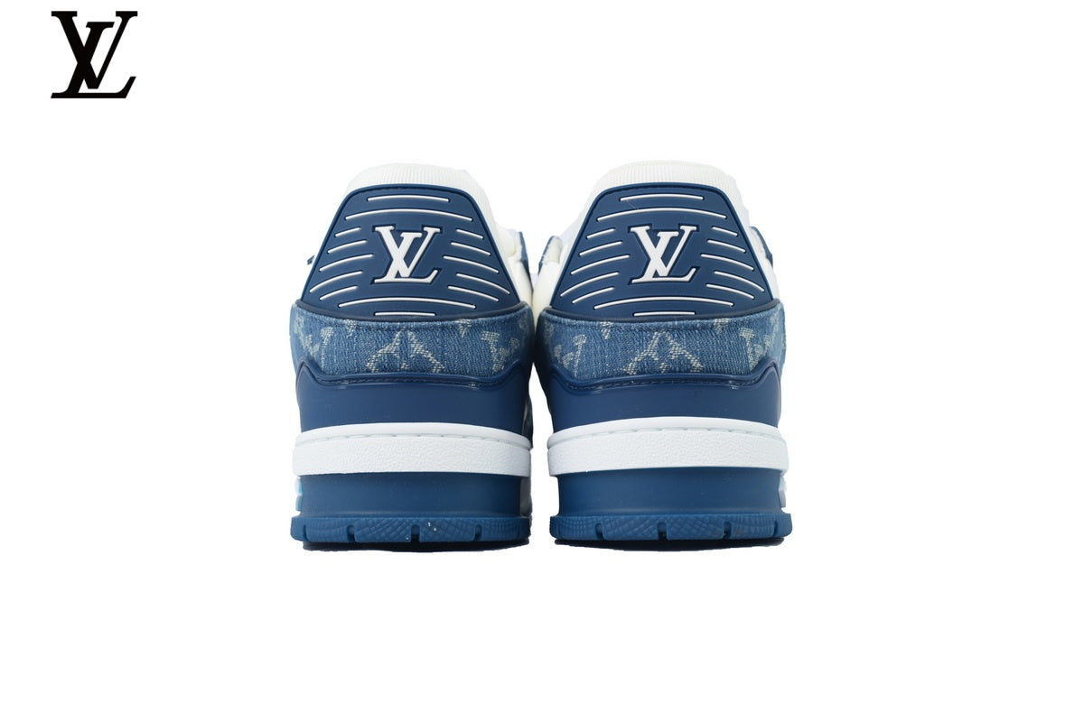 Louis Vuitton LV Trainer Sneaker – Blue Denim