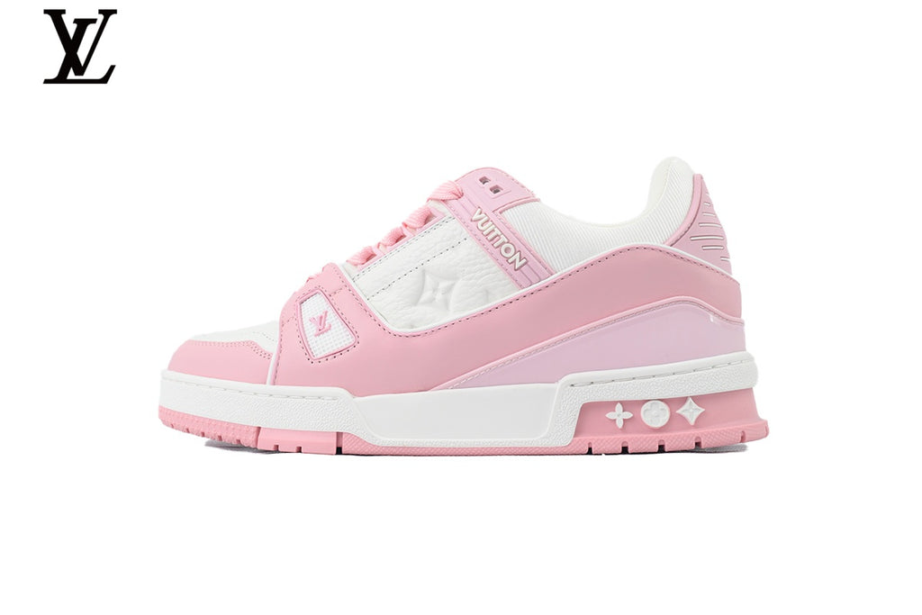 Louis Vuitton LV Trainer Sneaker – Pink & White