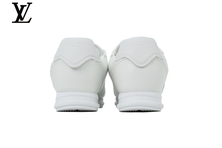 Louis Vuitton Low-Top Leather Sneakers - White