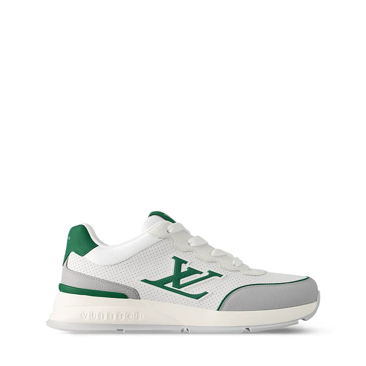 White & Green Sneakers
