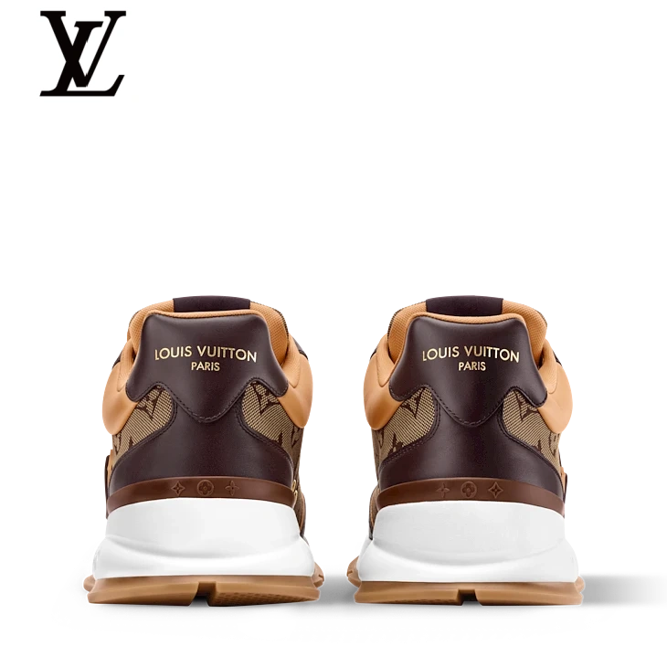 Brown Monogram-Pattern Sneakers | Sizes 38–46