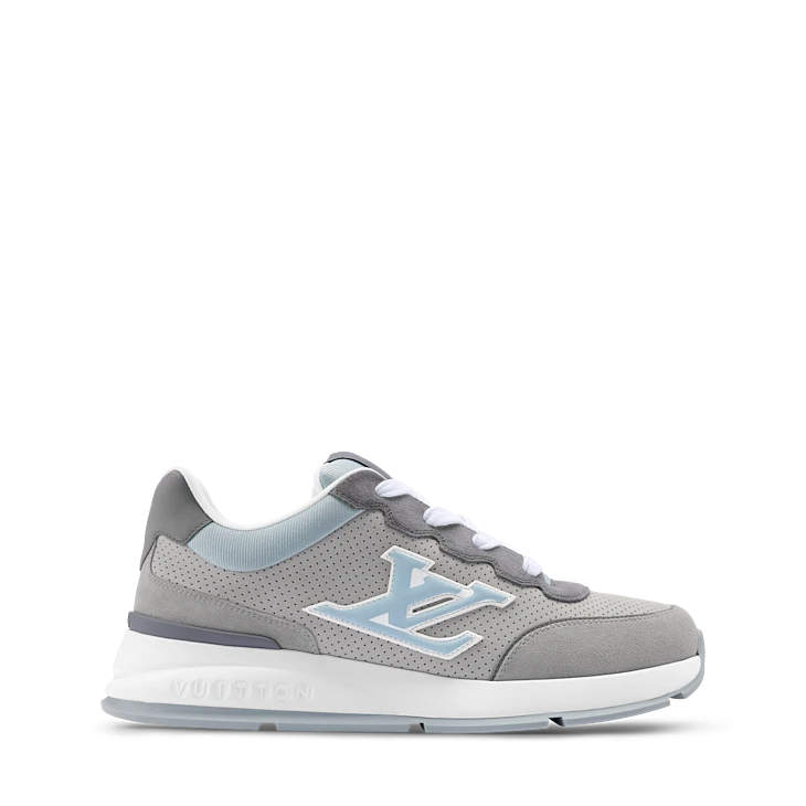 Grey & Light Blue Sneakers