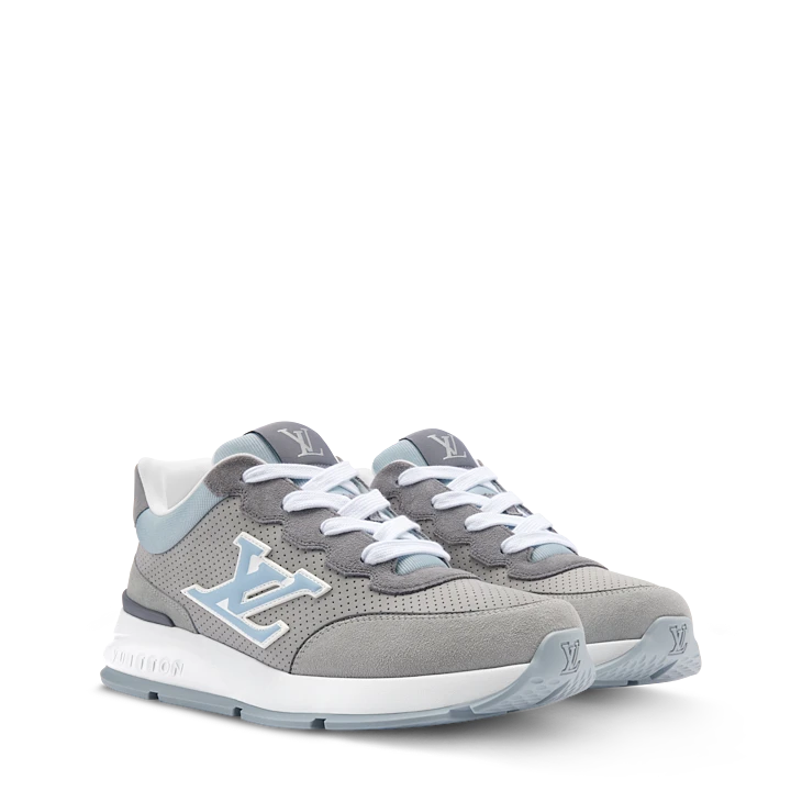 Grey & Light Blue Sneakers