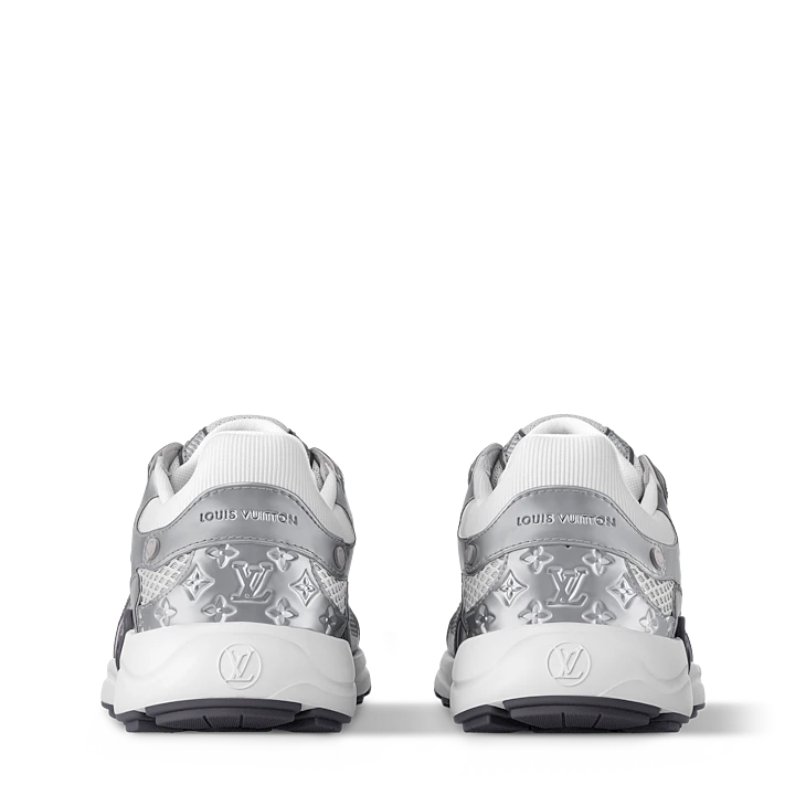 Silver Mesh Sneakers