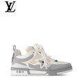 Grey & White Mesh Skate Sneakers | Sizes 38–46