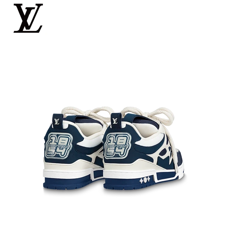Navy & White Skate Sneakers | Sizes 38–46