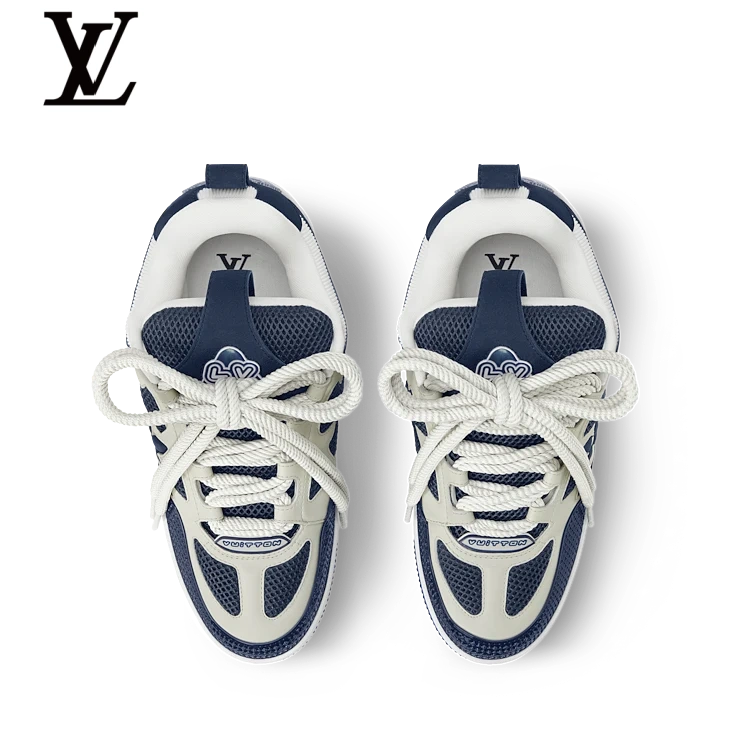 Navy & White Skate Sneakers | Sizes 38–46