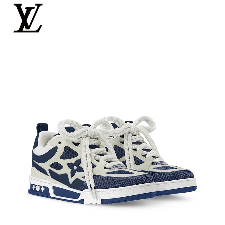 Navy & White Skate Sneakers | Sizes 38–46