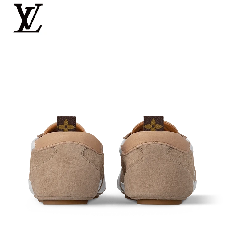 Khaki & White Retro Sneakers | Sizes 38–46