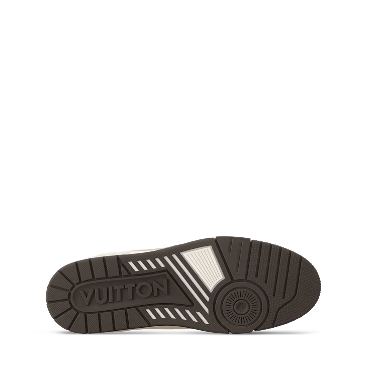 Brown & Beige Trainer Sneakers